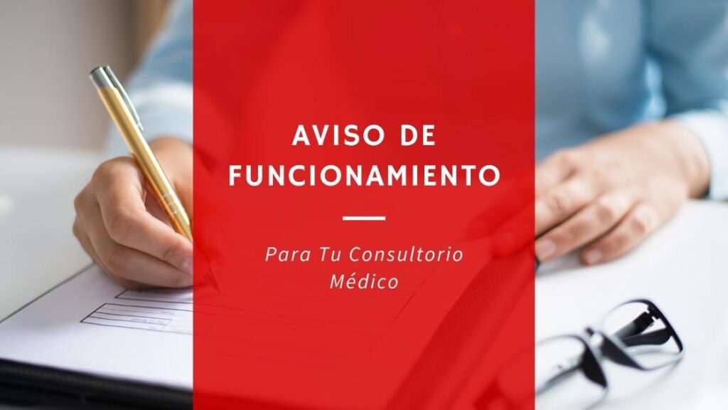 Aviso de Funcionamiento para Consultorio Medico